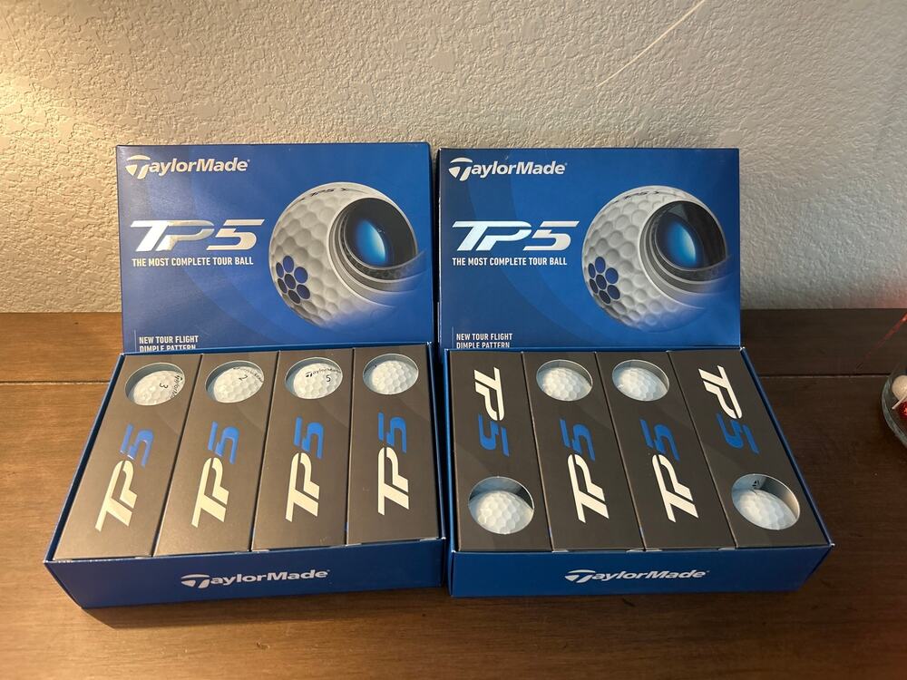 TaylorMade TP5 Golf Balls Lot of 24 New Tour Performance Urethane Golf Balls